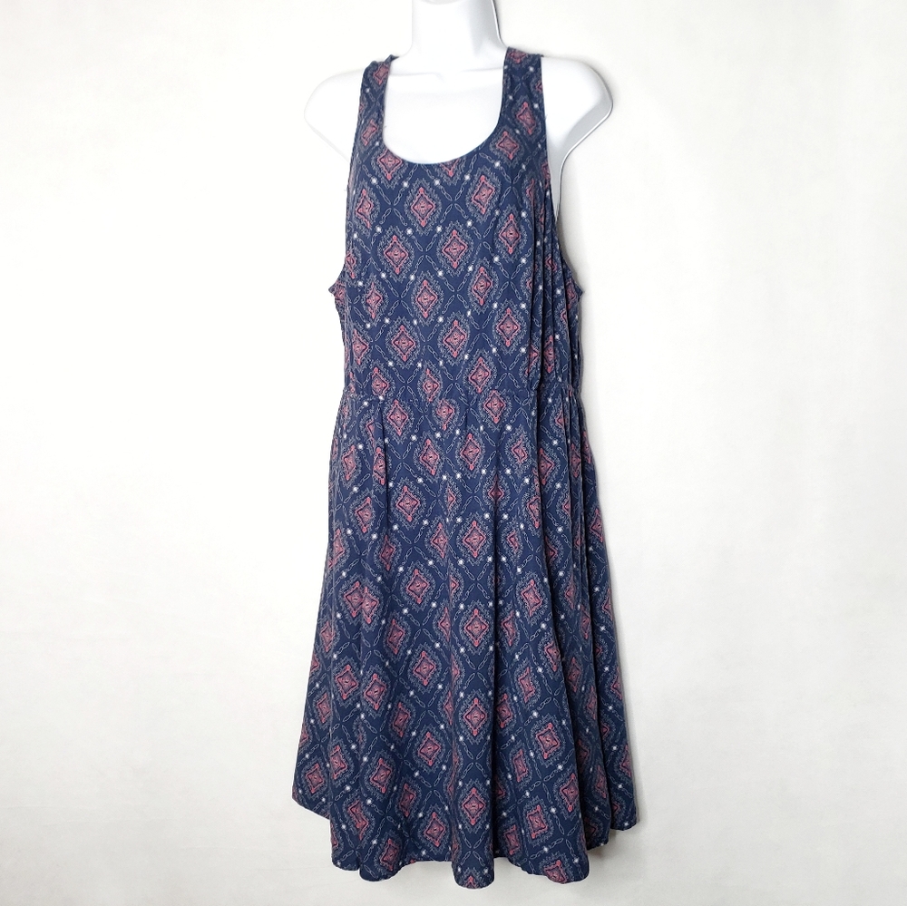 🛑Sold🛑 Torrid Medallion Tie Dress Plus Sz 2X - Picture 3 of 10